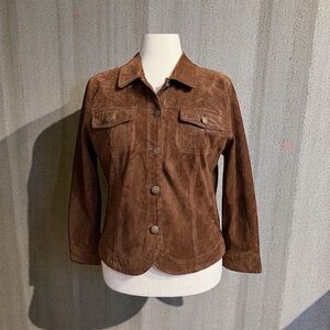 Erin London Brown Jean Jacket - Size M